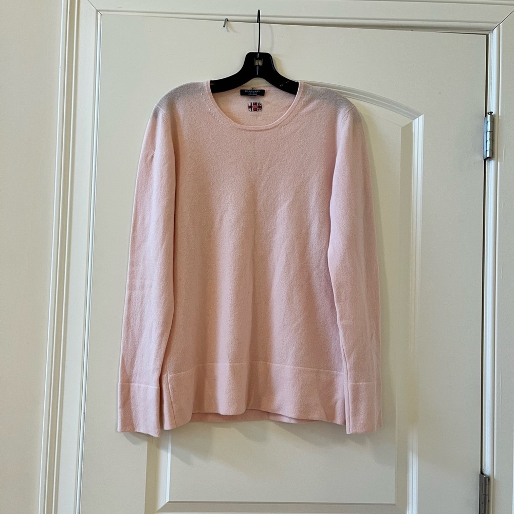Burberry Pink Crew Neck Sweater